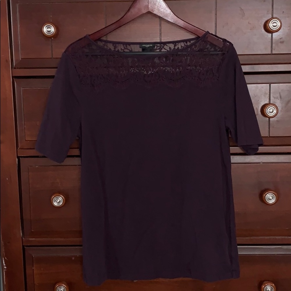 Dark purple Ann Taylor shirt